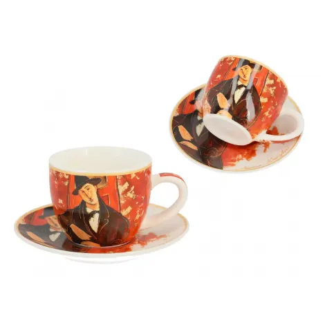 Filiżanka Carmani 80ml espresso ze spodkiem - A. Modigliani, Mario Varvogli - 2